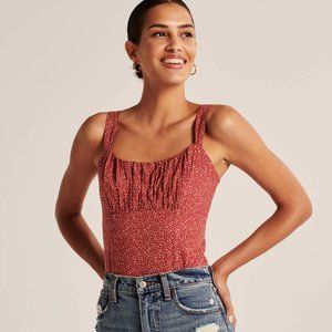 Ruched Cami Bodysuit